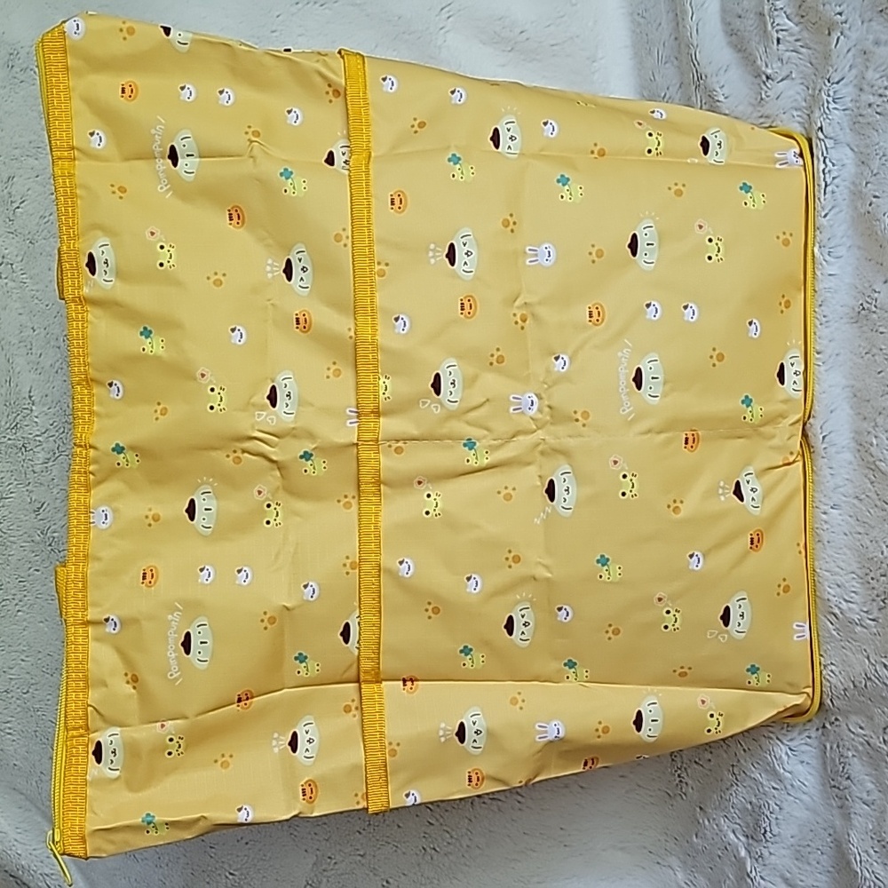 Pom Pom Foldable Shopping Tote